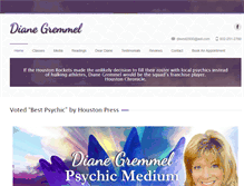 Tablet Screenshot of dianegremmel.com